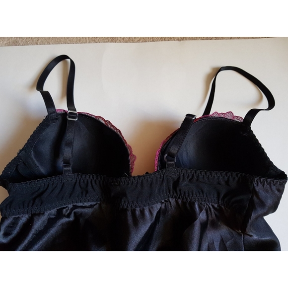 Apt 9 Satin Babydoll Chemise and G-String Panties - Picture 11 of 16